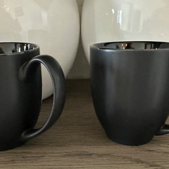 CUSTOM TEXT - DOWAN 16oz Matte Black Mug SET - White Vinyl - BRIDE GROOM WEDDING - Picture 6 of 9